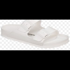 All white sandals, Target,  w adjustable buckles